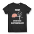 Hier! Dir ist was runtergefallen! - Damen Premium Bio T-Shirt Schwarz Black