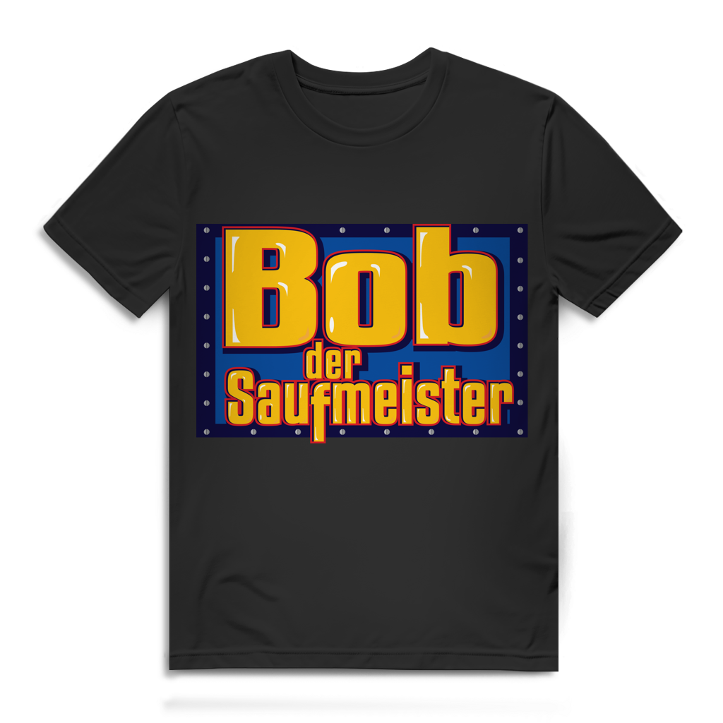 Bob der Baumeister Saufmeister - Herren Premium Bio T-Shirt Black