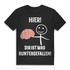 Hier! Dir ist was runtergefallen! - Herren Premium Bio T-Shirt Black