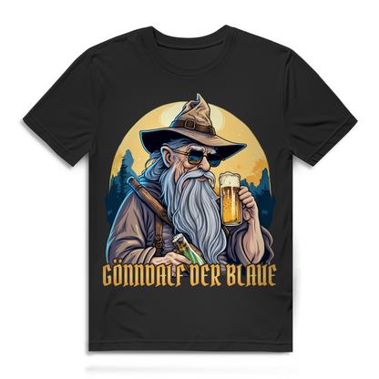 Gönndalf der Blaue Toon - Herren Premium Bio T-Shirt Black