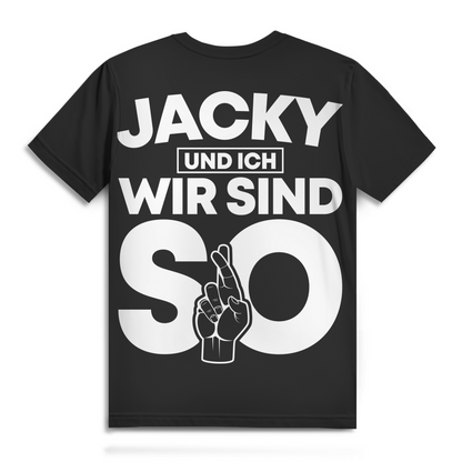 Jacky und ich wir sind so beste Freunde - Herren Premium Bio T-Shirt