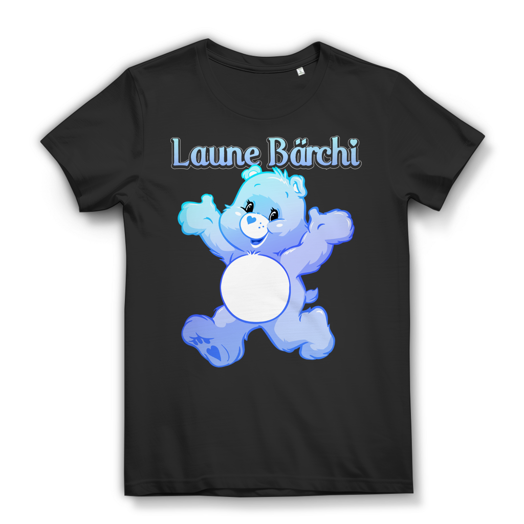 Laune Bärchi Glücksbärchi - Damen Premium Bio T-Shirt Black