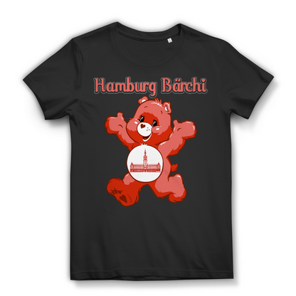 Hamburg Bärchi Glücksbärchi - Damen Premium Bio T-Shirt Black