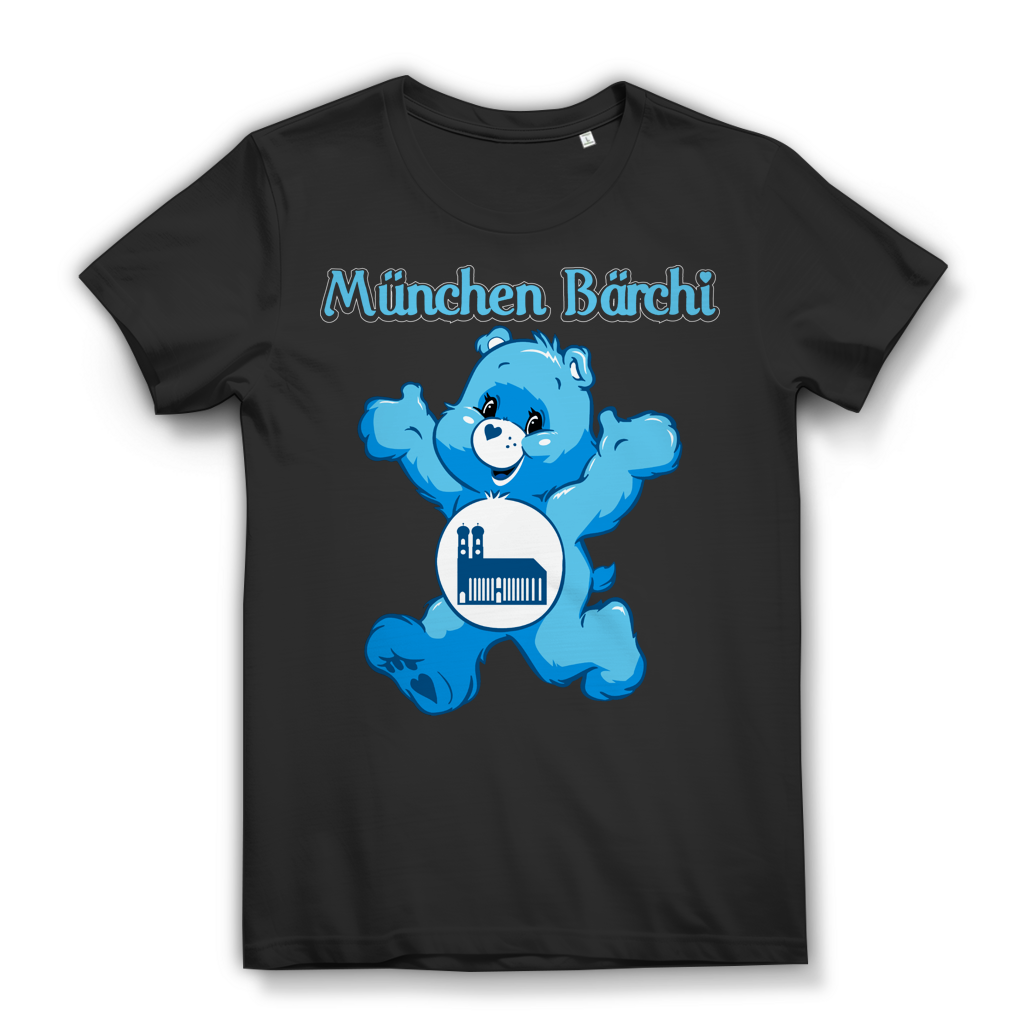 München Bärchi Glücksbärchi - Damen Premium Bio T-Shirt Black