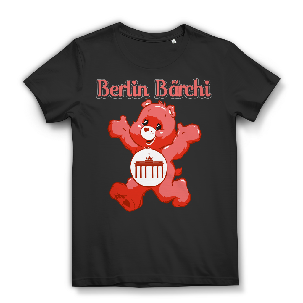 Berlin Bärchi Glücksbärchi - Damen Premium Bio T-Shirt Black