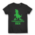 Tyrannosaufus Tyrannosaurus Rex Dinosaurier mit Bier - Damen Premium Bio T-Shirt Black