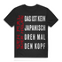 Geh mal Bier holen das ist kein Japanisch dreh mal den Kopf - Herren Premium Bio T-Shirt Black