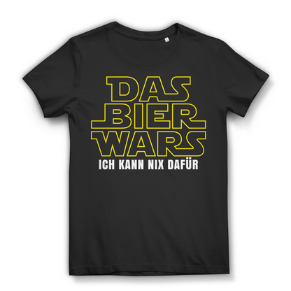 Das Bier Wars - Lustiges Damen T-Shirt | Parodie Funshirt für Biertrinkerin Black