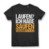 Laufen? Ich habe saufen verstanden – Damen Bio T-Shirt | Lustiges Alkohol Spruch Shirt Black
