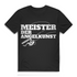 Meister der Angelkunst – Herren Bio T-Shirt für Angler, Angeln Geschenk, Outdoor Shirt Black