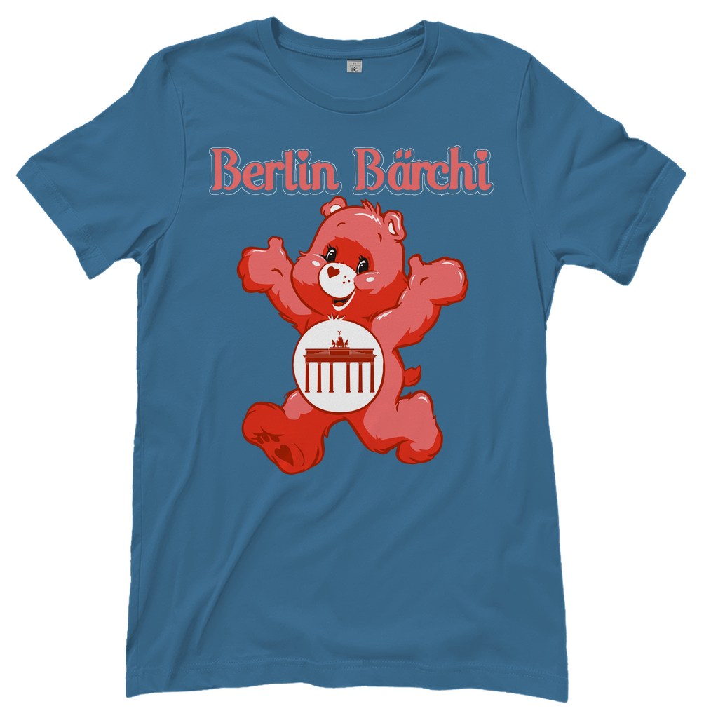 Berlin Bärchi - Glücksbärchi - Damenshirt Stone Blue