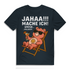 Herren Bio Shirt Jahaa Mache Ich Später Vielleicht Chill Bär Glücksbärchi Dark Grey Solid