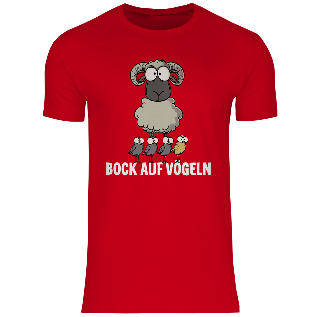 Bock auf Vögeln - Herren Shirt