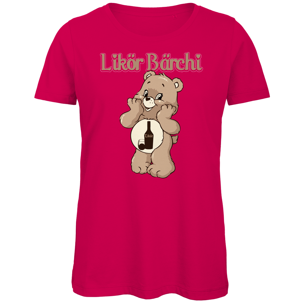 Likör Bärchi - Glücksbärchi - Damen Premium Bio T-Shirt Fuchsia