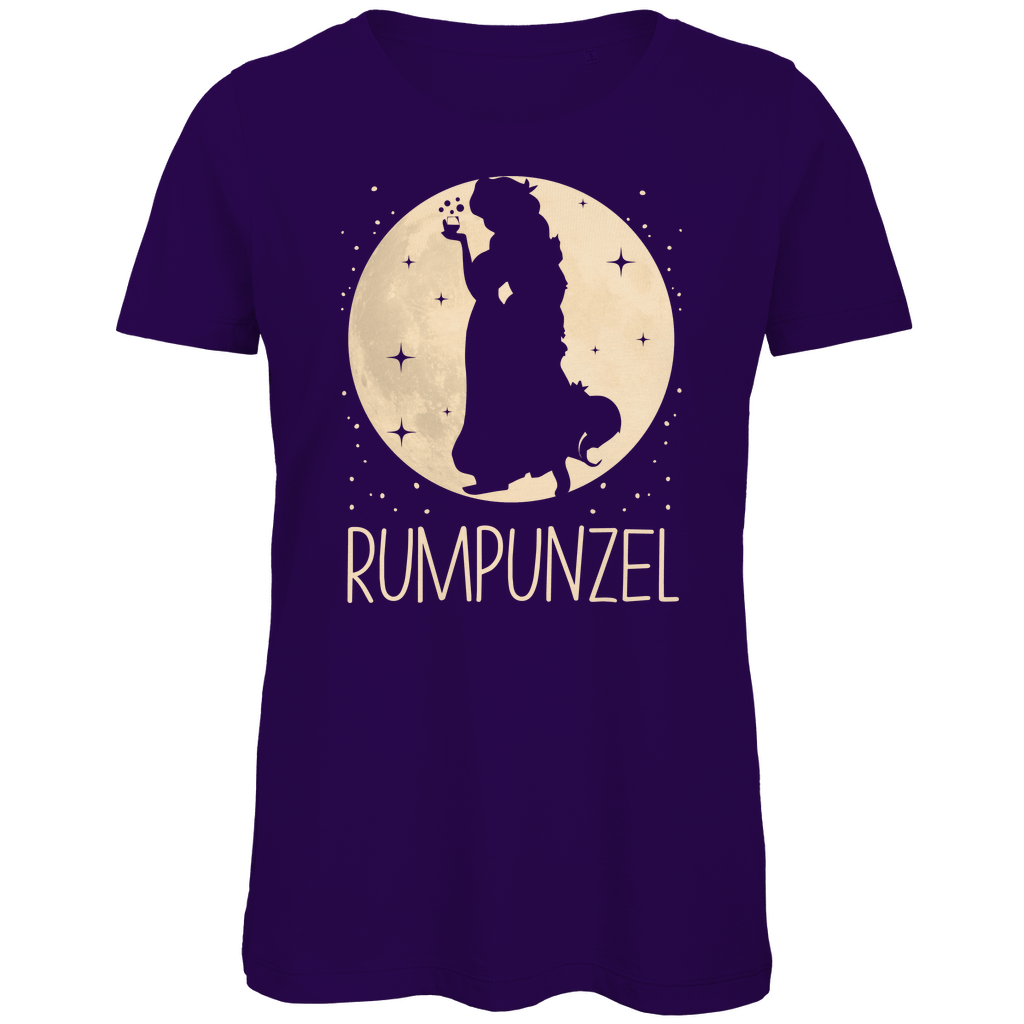 Mond Prinzessin - Rumpunzel - Damen Premium Bio T-Shirt