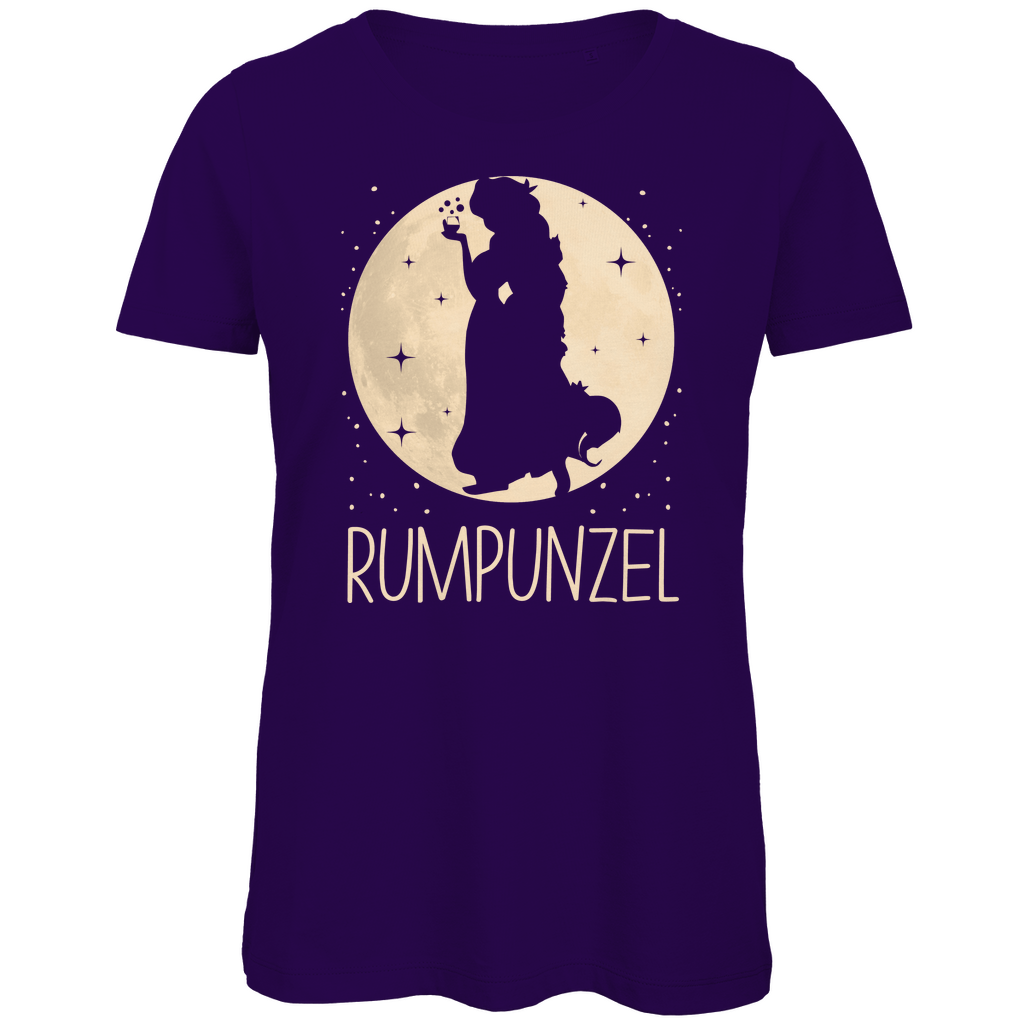 Mond Prinzessin - Rumpunzel - Damen Premium Bio T-Shirt Urban Purple