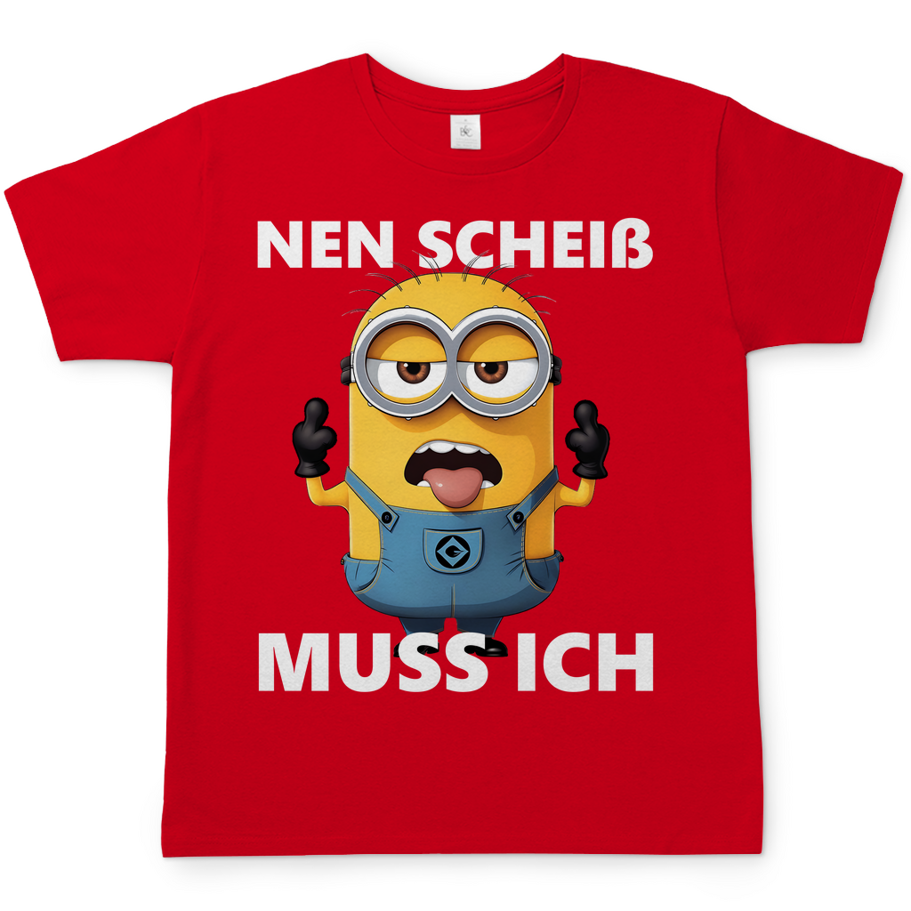 Herren T-Shirt – Nen Scheiß Muss Ich Minion