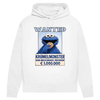 Wanted Krümelmonster Raub und Schmuggel von Keksen - Damen Premium Bio Hoodie