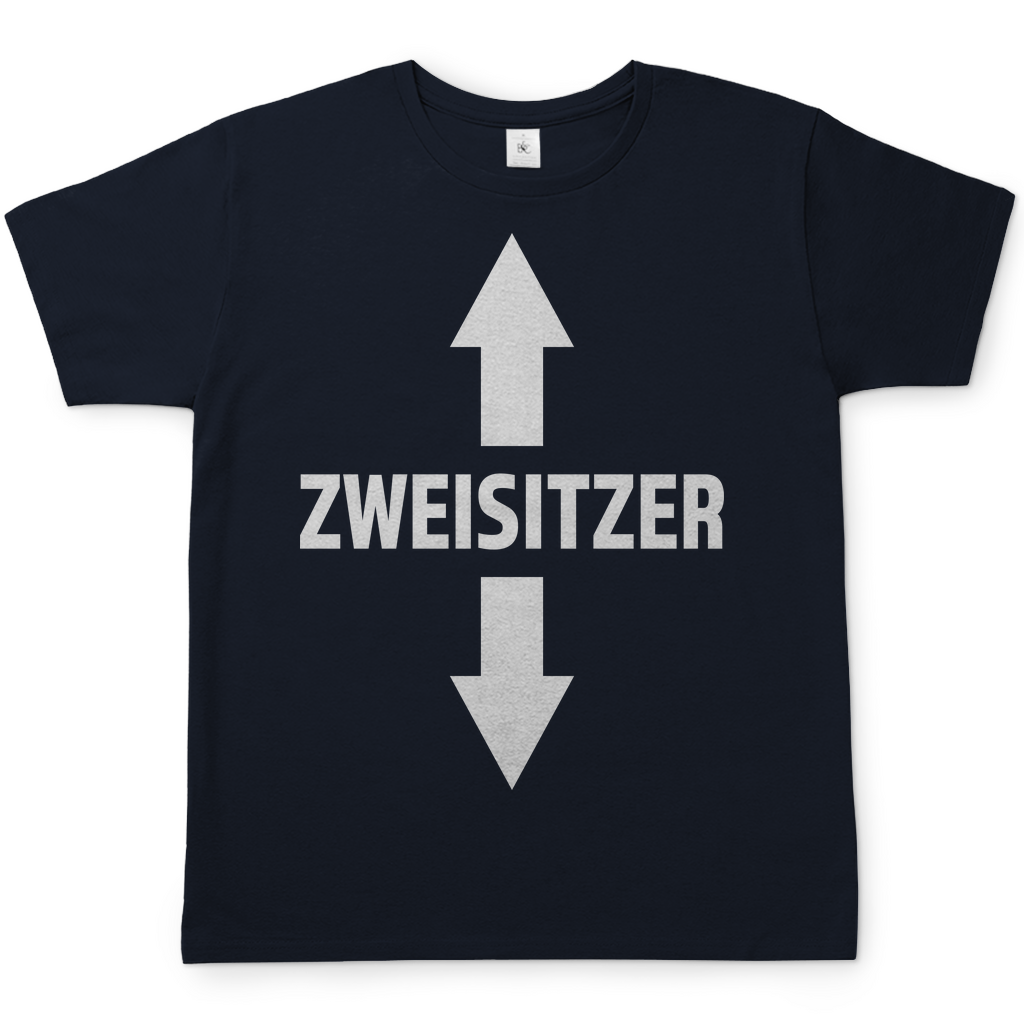Zweisitzer - Herren Shirt Navy
