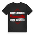 Saufshirt Herren mit Spruch – Leber wächst mit Aufgaben T-Shirt Alkohol Black