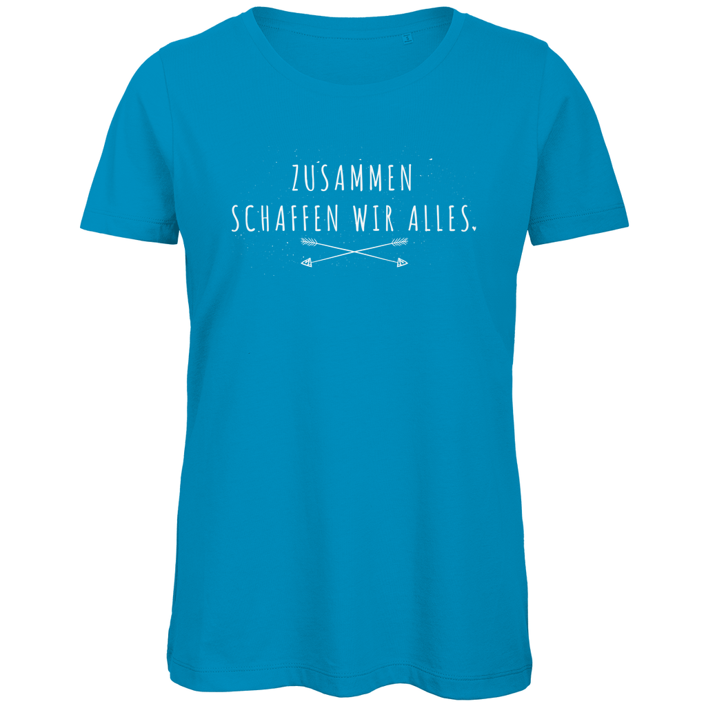 Zusammen schaffen wir alles - Damen Premium Bio T-Shirt Atoll