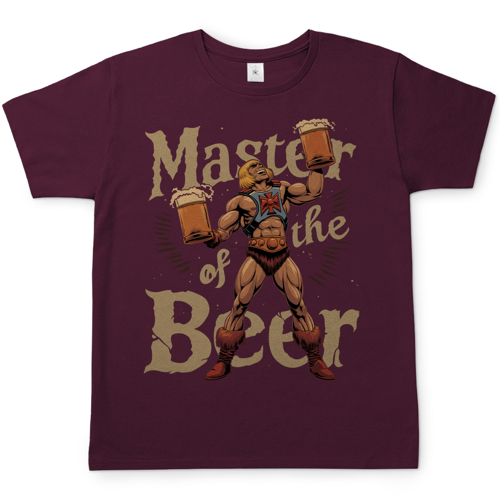 He-Man Master of the Beer - Herren T-Shirt Burgundy