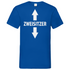Zweisitzer - Herren V-Neck Shirt Royal Blue