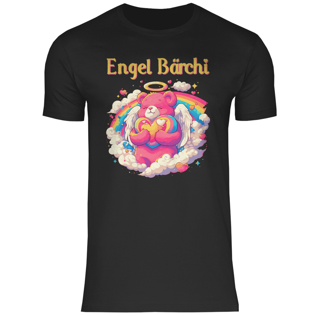 Engel Bärchi - Glücksbärchi - Herren Shirt Black