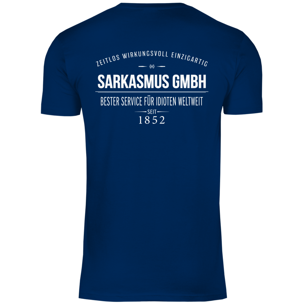 Sarkasmus GmbH bester Service für Idioten weltweit - Herren Shirt