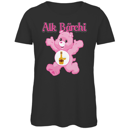 Alk Bärchi - Glücksbärchi - Damen Premium Bio T-Shirt Black