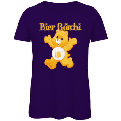 Bier Bärchi - Glücksbärchi - Damen Premium Bio T-Shirt Urban Purple