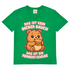 Herren V-Neck T-Shirt Das Ist Kein Dicker Bauch Das Ist Ein Feinkost Gewölbe Teddybär Kelly Green