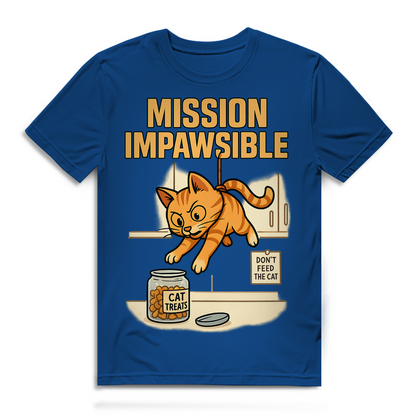 Mission Impawsible Katze - Herren Premium Bio T-Shirt