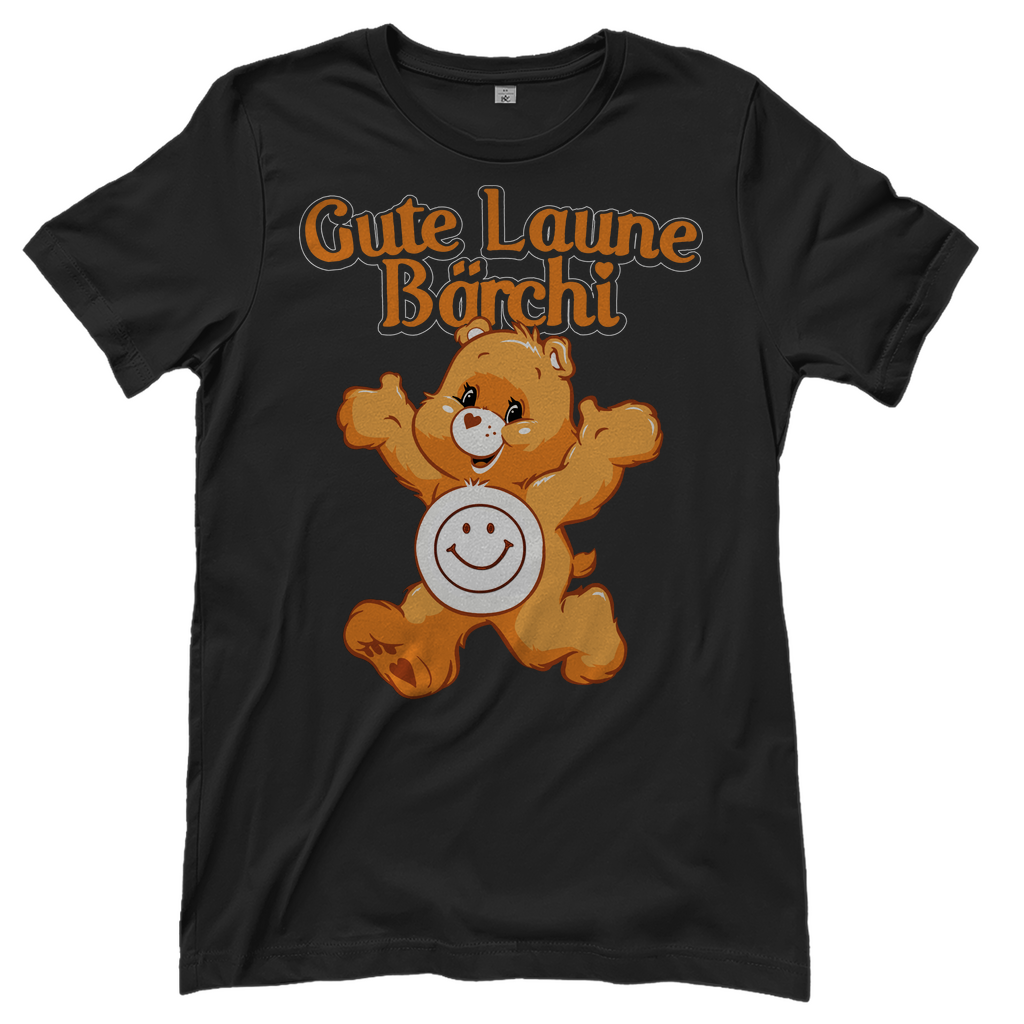 Gute Laune Bärchi - Glücksbärchi - Damenshirt Black