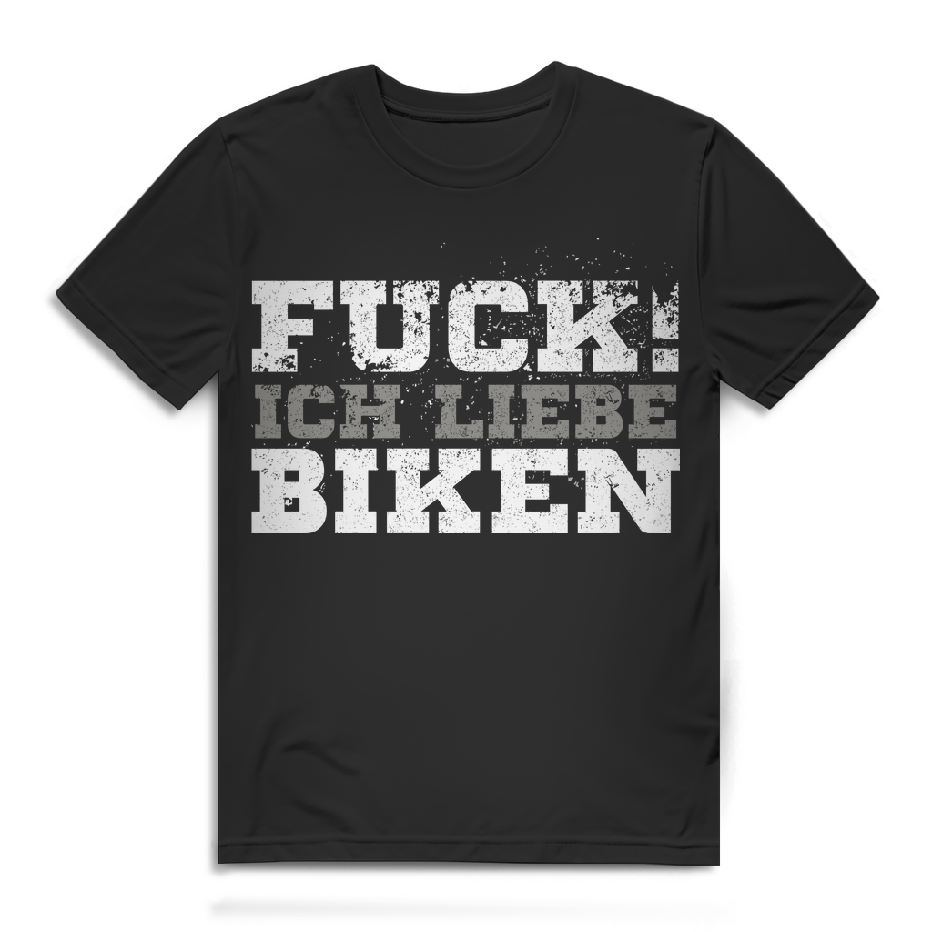 Provokantes Biker Shirt Herren – Radfahren ist mehr als ein Hobby Statement Tee Black