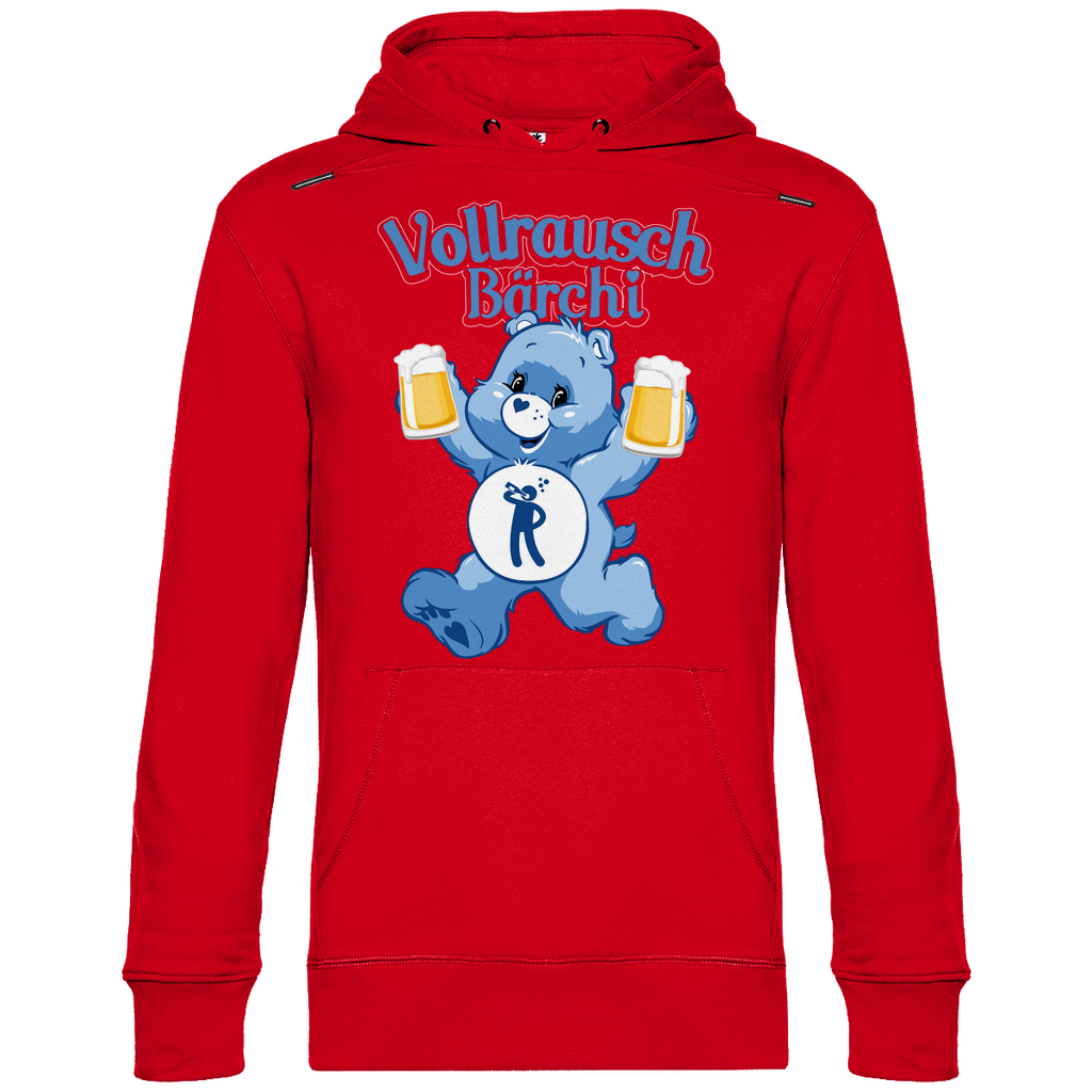 Vollrausch Bärchi - Glücksbärchi - Unisex Hoodie Red