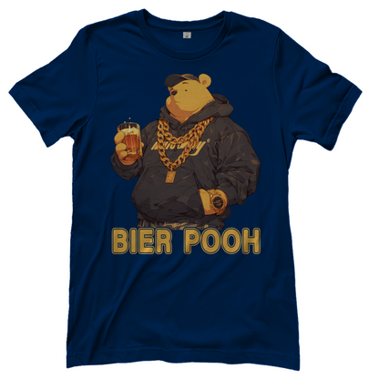 Winnie the Bier Pooh - Damenshirt Navy