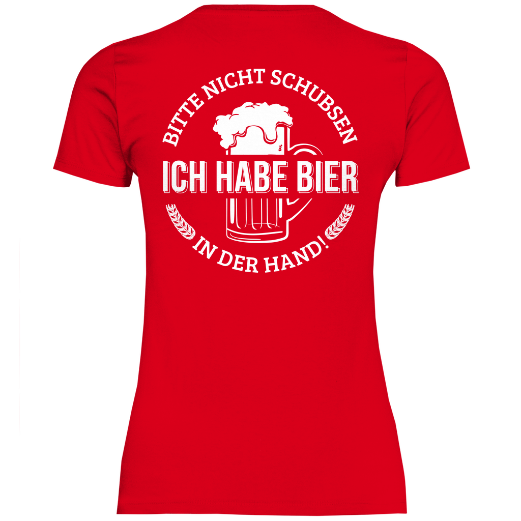 Bitte nicht schubsen - Damenshirt