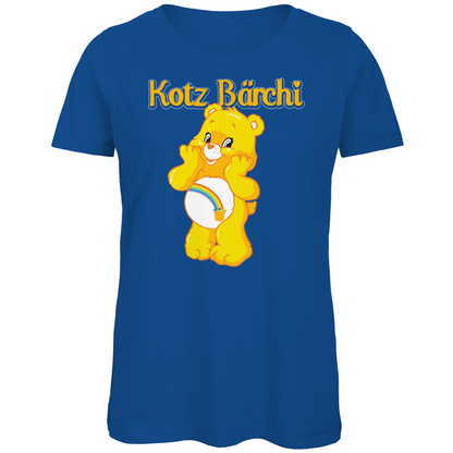 Kotz Bärchi - Glücksbärchi - Damen Premium Bio T-Shirt Royal Blue