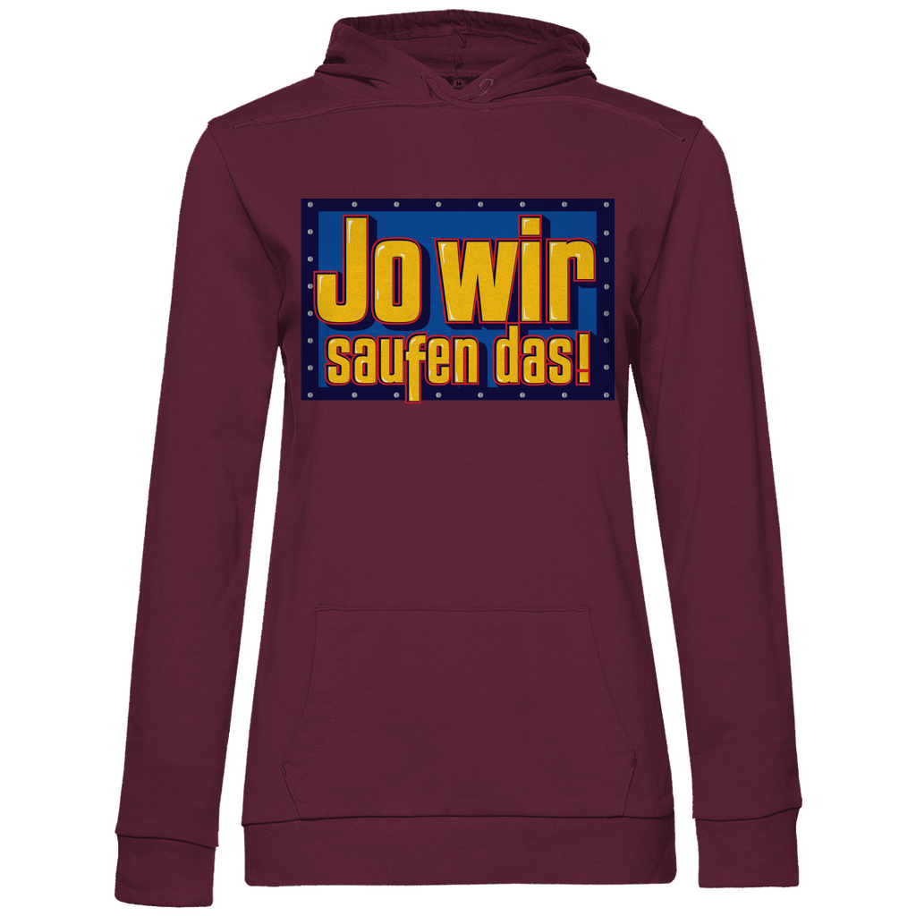 Jo wir saufen das - Bob der Baumeister - Damen Hoodie