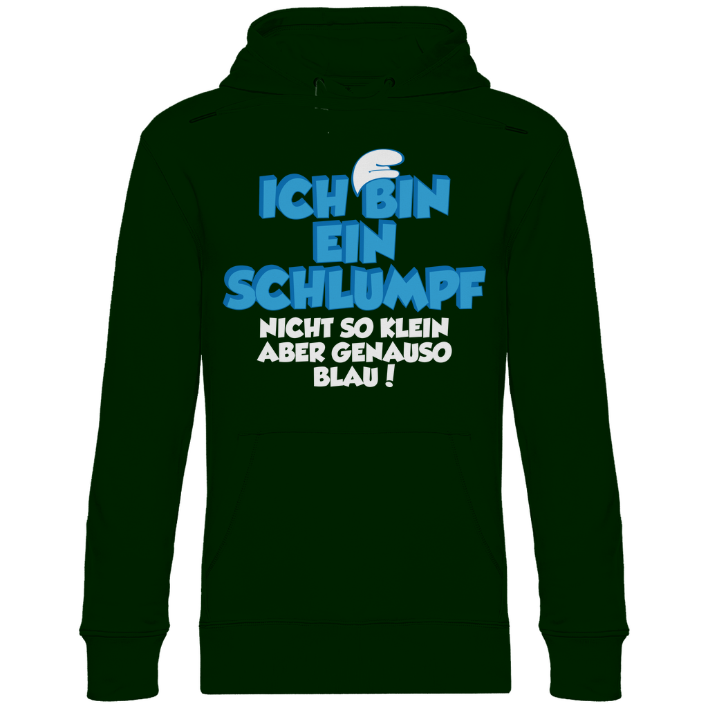 Ich bin ein Schlumpf nicht so klein aber genauso blau - Unisex Hoodie