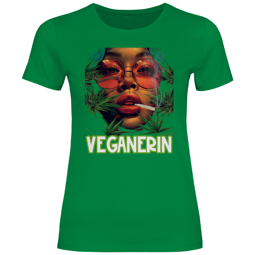Veganerin - Damenshirt Kelly Green