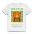 Herren Premium Bio T-Shirt Wanted Glücksbärchi Wolkenland Extrem Gefährlich Süß White