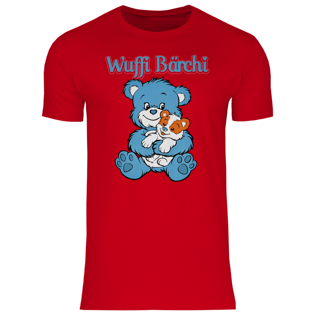 Wuffi Bärchi - Glücksbärchi - Herren Shirt Red