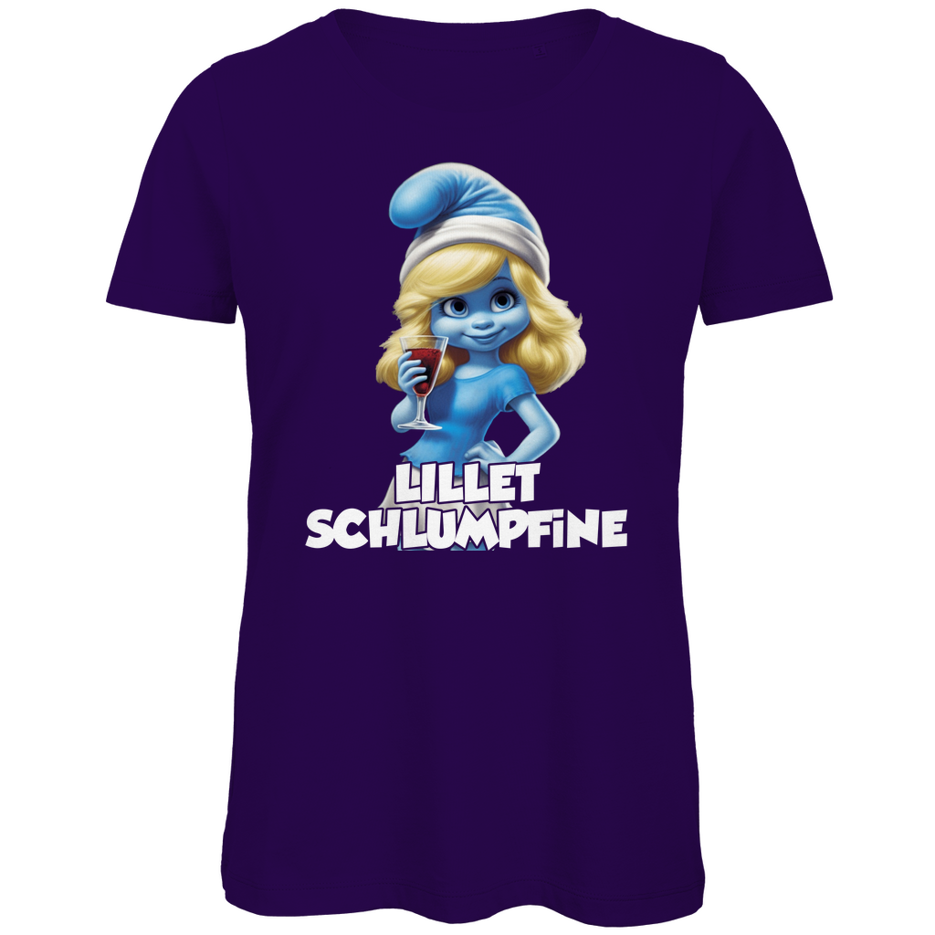 Lillet Schlumpfine Grafik - Damen Premium Bio T-Shirt