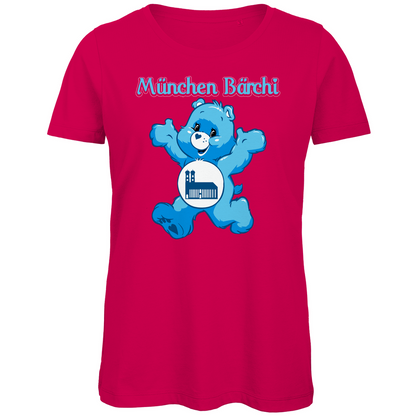 München Bärchi - Glücksbärchi - Damen Premium Bio T-Shirt Fuchsia
