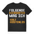 Folgende Biersorten mag ich Shirt Männer – Kalt & Kostenlos als Lieblingssorten Black