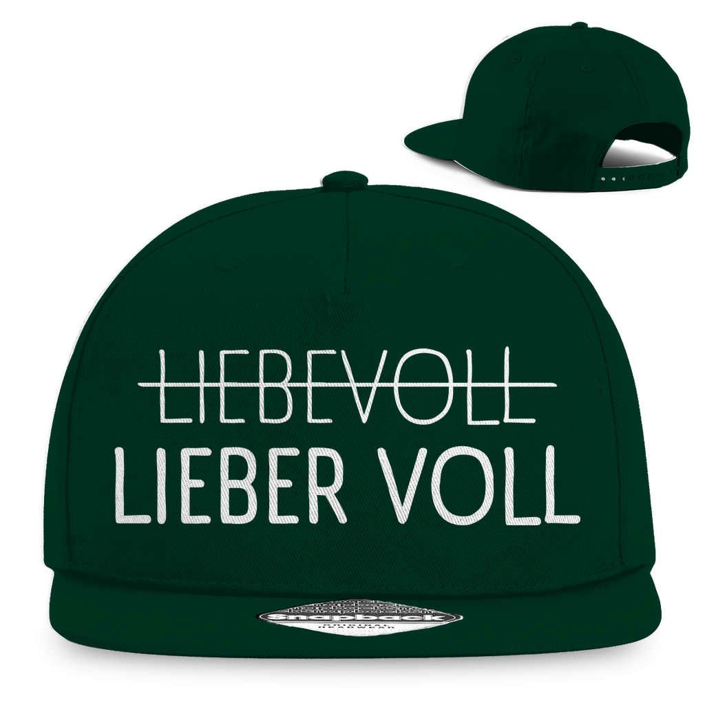 Lieber voll - Premium Snapback Green