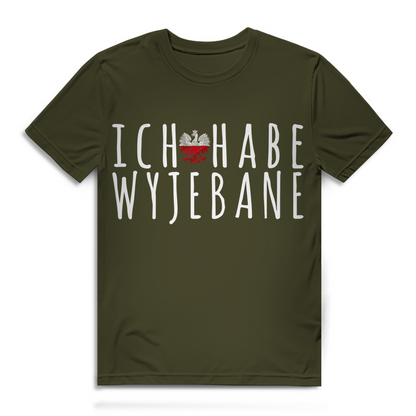 Wyjebane Shirt Männer – Lustiges Polska T-Shirt mit Spruch und polnischem Adler