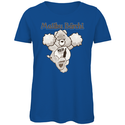 Malibu Bärchi - Glücksbärchi - Damen Premium Bio T-Shirt Royal Blue